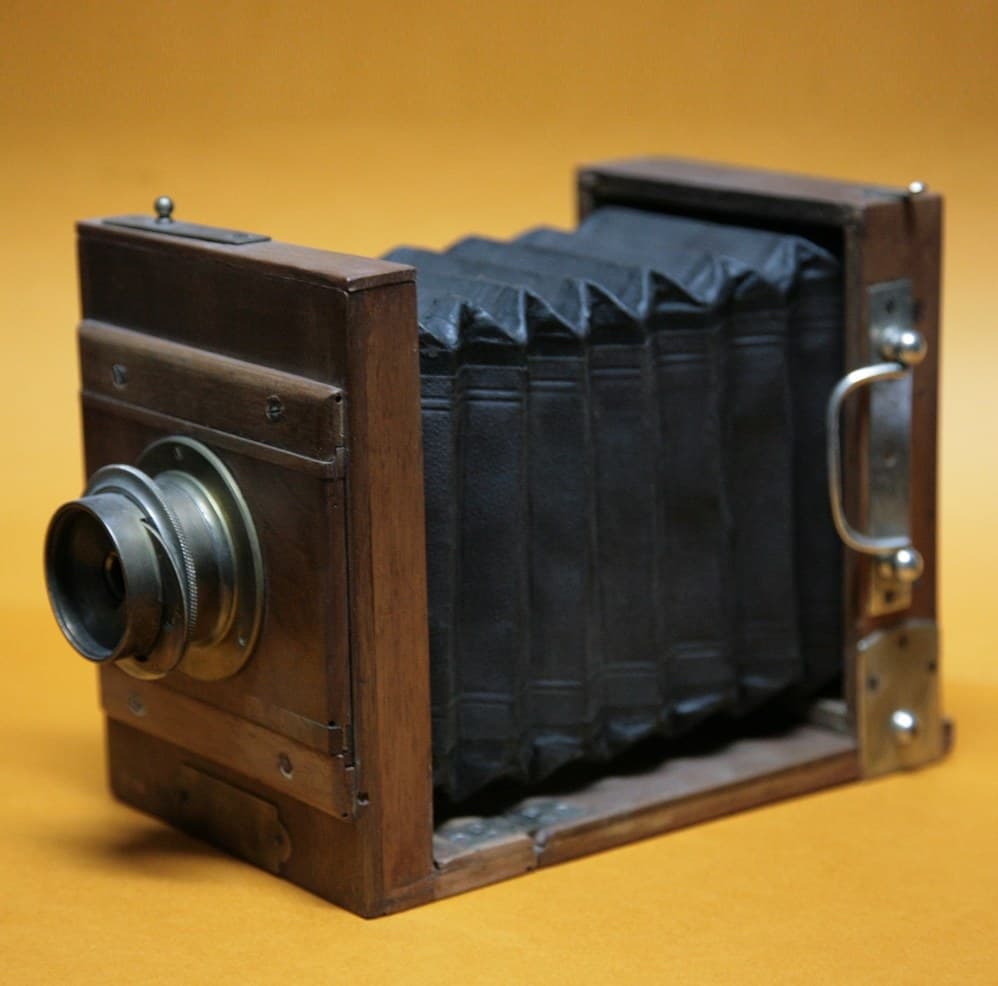 Antique wet plate collodion camera